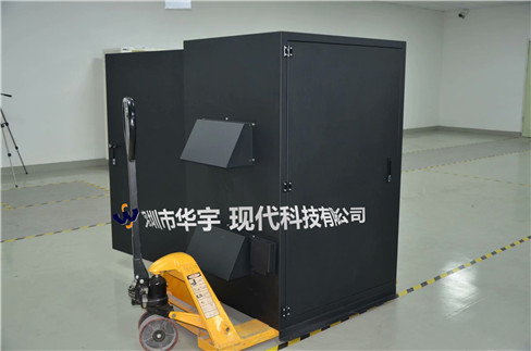 我司21號發(fā)貨浙江，為浙江某公司提供定制款恒溫恒濕戶外投影儀安裝柜(圖1)